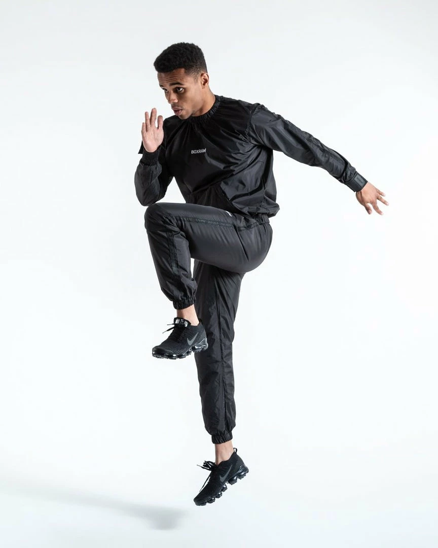 Boxraw SAUNA SUITS HAGLER SAUNA SUIT - BLACK