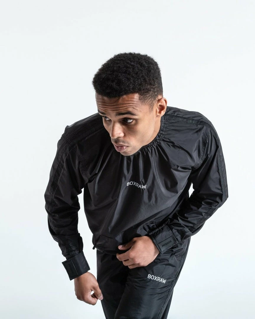 Boxraw SAUNA SUITS HAGLER SAUNA SUIT - BLACK