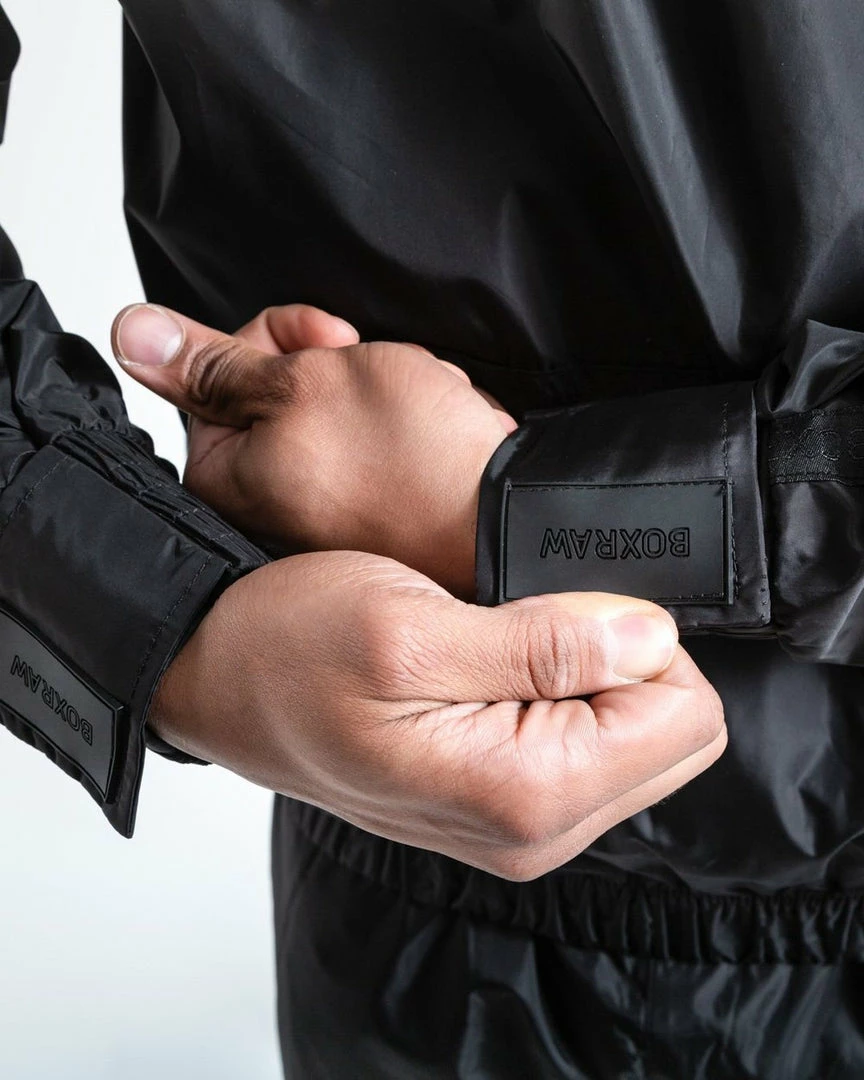 Boxraw SAUNA SUITS HAGLER SAUNA SUIT - BLACK