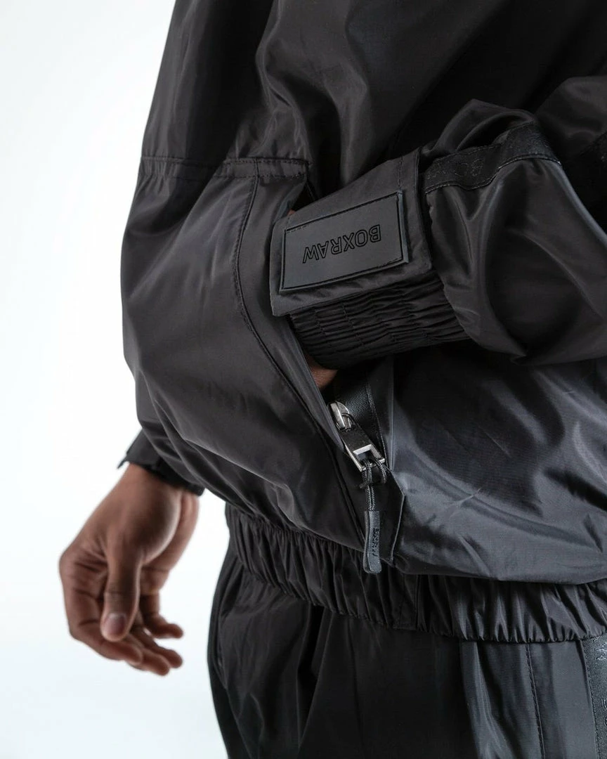 Boxraw SAUNA SUITS HAGLER SAUNA SUIT - BLACK