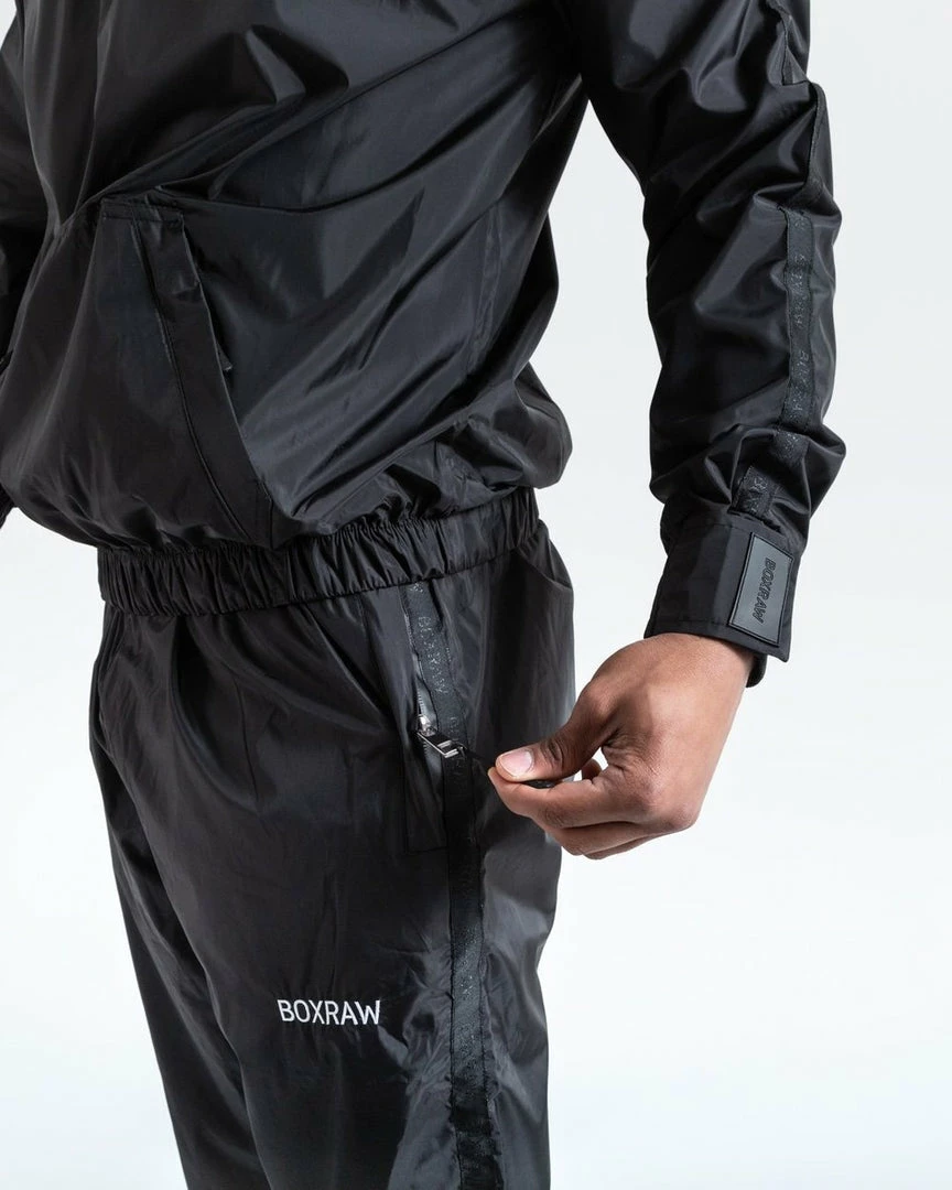 Boxraw SAUNA SUITS HAGLER SAUNA SUIT - BLACK