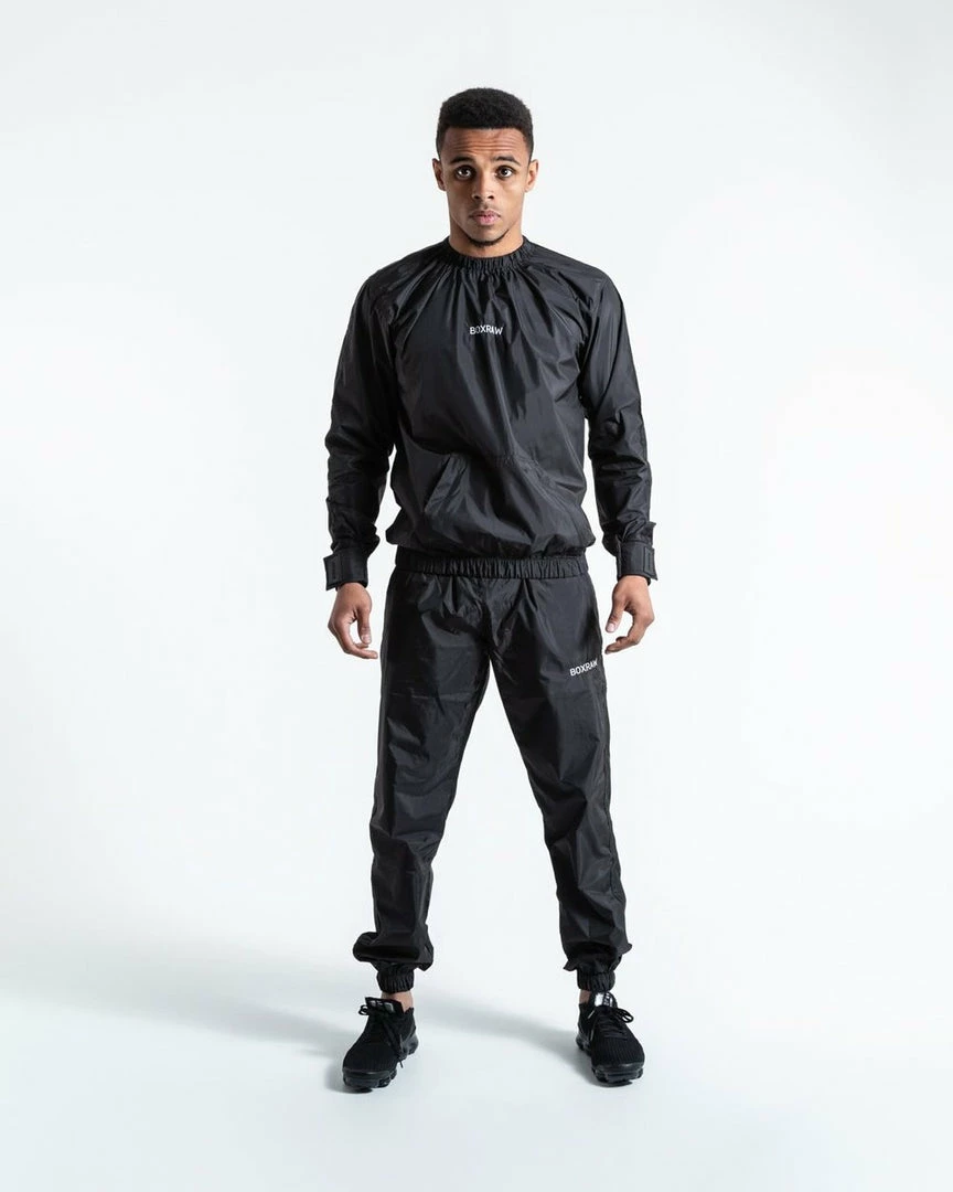 Boxraw SAUNA SUITS HAGLER SAUNA SUIT - BLACK