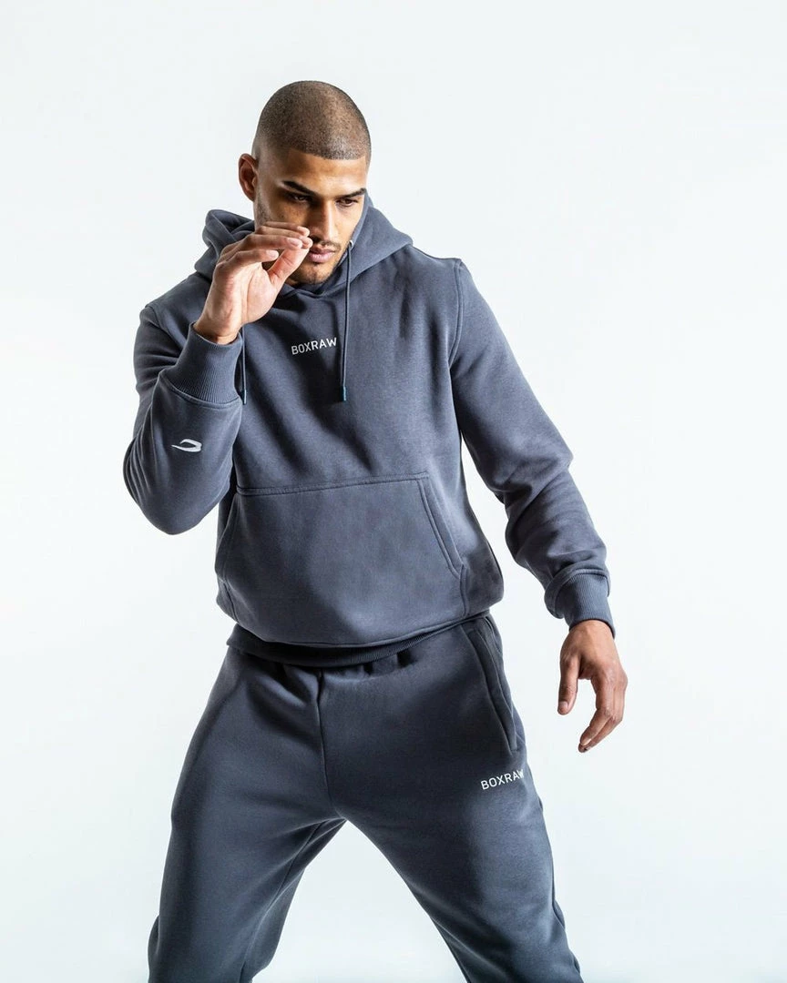 Boxraw MEN JOHNSON HOODIE - CHARCOAL