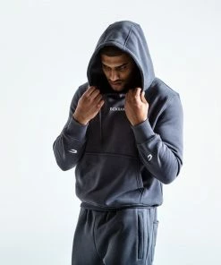 Boxraw MEN JOHNSON HOODIE - CHARCOAL