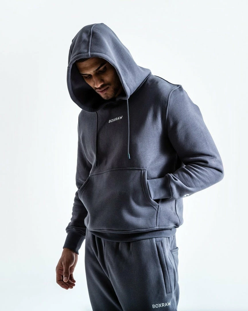 Boxraw MEN JOHNSON HOODIE - CHARCOAL
