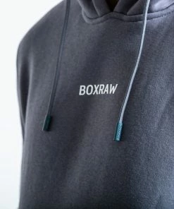 Boxraw MEN JOHNSON HOODIE - CHARCOAL