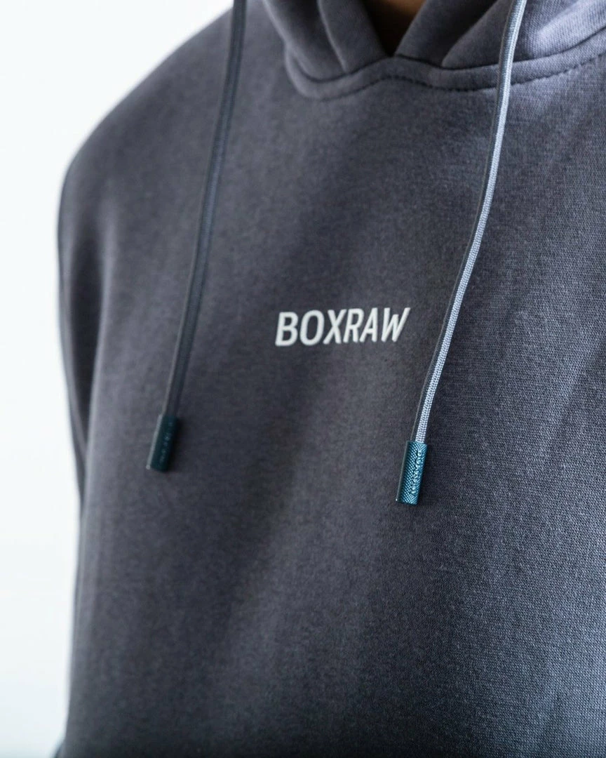 Boxraw MEN JOHNSON HOODIE - CHARCOAL