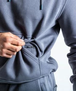 Boxraw MEN JOHNSON HOODIE - CHARCOAL