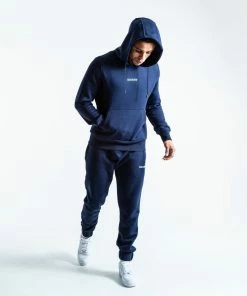 Boxraw JOHNSON HOODIE - NAVY MEN