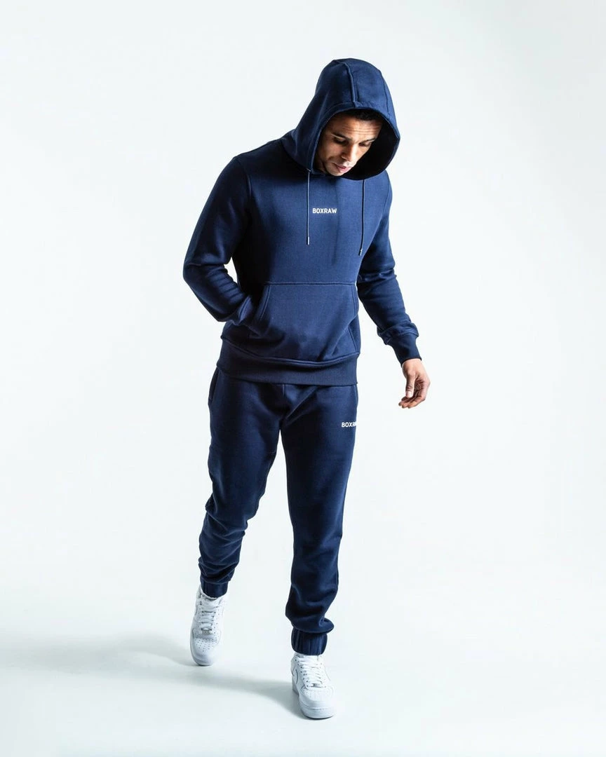 Boxraw JOHNSON HOODIE - NAVY MEN