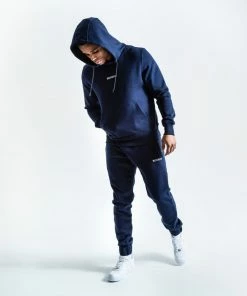 Boxraw JOHNSON HOODIE - NAVY MEN