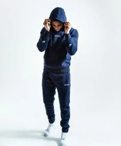 Boxraw JOHNSON HOODIE - NAVY MEN