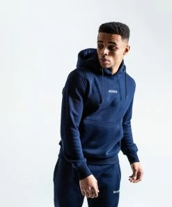 Boxraw JOHNSON HOODIE - NAVY MEN