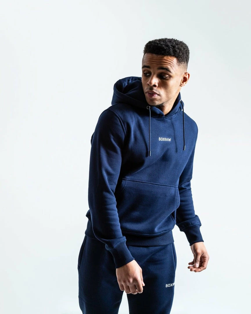 Boxraw JOHNSON HOODIE - NAVY MEN
