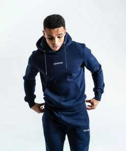 Boxraw JOHNSON HOODIE - NAVY MEN