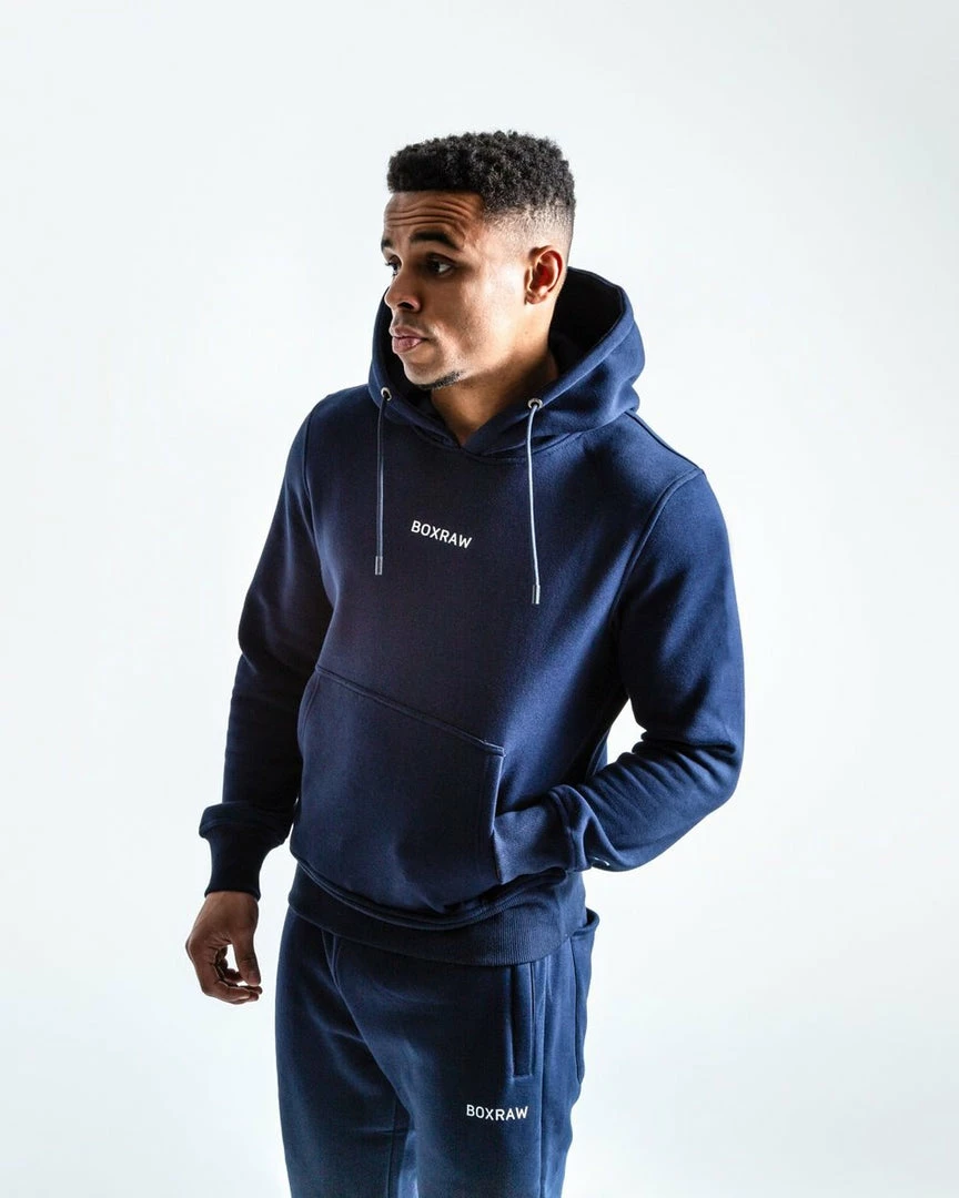Boxraw JOHNSON HOODIE - NAVY MEN