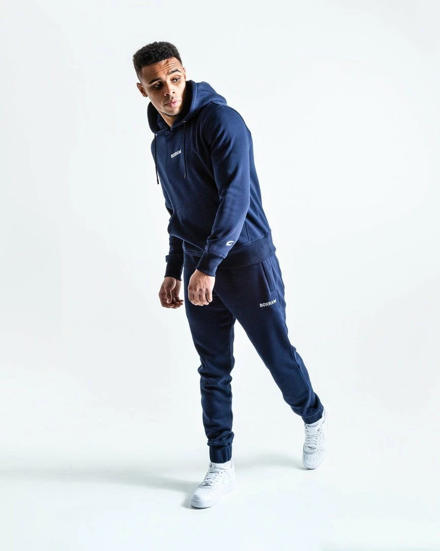 Boxraw JOHNSON HOODIE - NAVY MEN