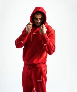 Boxraw JOHNSON HOODIE - RED