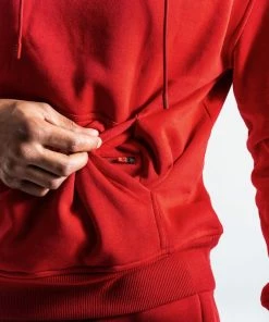Boxraw JOHNSON HOODIE - RED