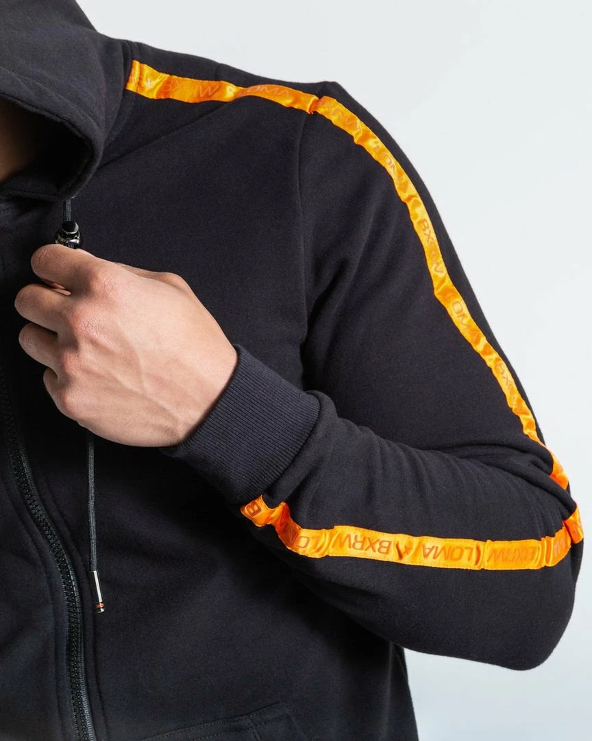Boxraw LOMA MARCIANO HOODIE - BLACK/ORANGE
