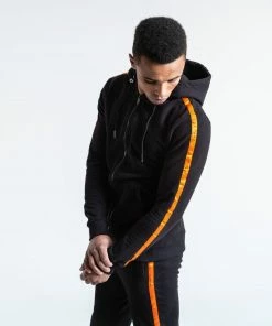 Boxraw LOMA MARCIANO HOODIE - BLACK/ORANGE