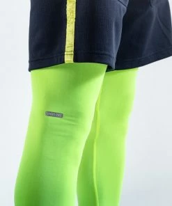 Boxraw OG LOMA PEP SHORTS (2-IN-1 TRAINING TIGHTS) - NAVY/YELLOW
