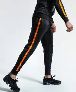 Boxraw LOMA WHITAKER BOTTOMS - BLACK/ORANGE