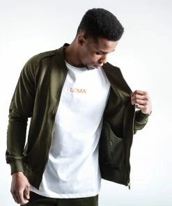 Boxraw LOMA WHITAKER JACKET - OLIVE/BLACK