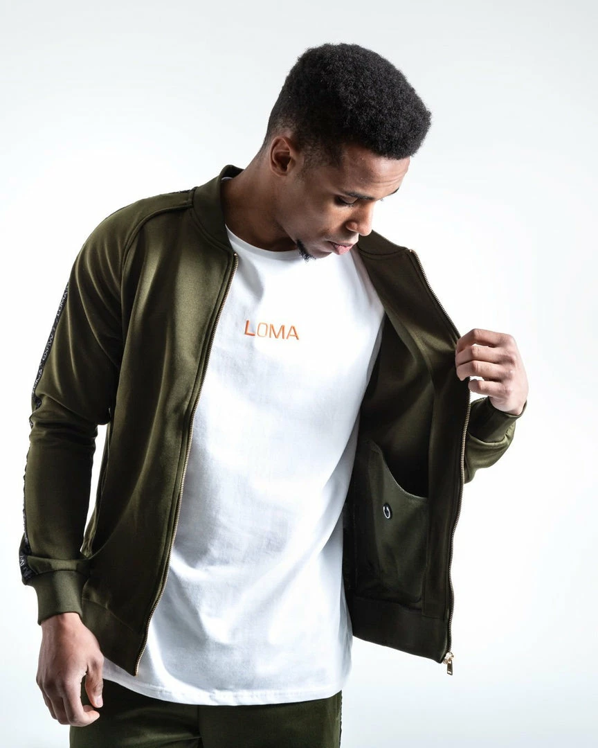 Boxraw LOMA WHITAKER JACKET - OLIVE/BLACK