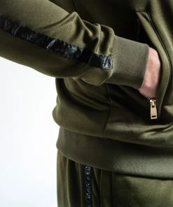 Boxraw LOMA WHITAKER JACKET - OLIVE/BLACK