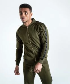 Boxraw LOMA WHITAKER JACKET - OLIVE/BLACK