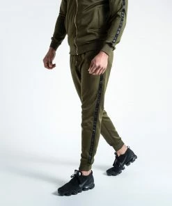 Boxraw LOMA WHITAKER BOTTOMS - OLIVE/BLACK MEN