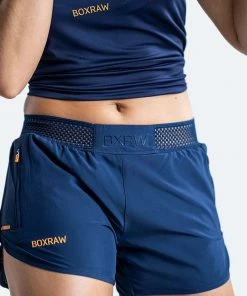 Boxraw Women WOMEN'S LAILA SHORTS - NAVY