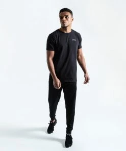 MEN BOXRAW LOGO T-SHIRT - BLACK
