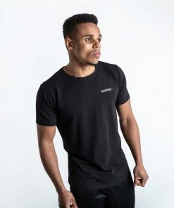 MEN BOXRAW LOGO T-SHIRT - BLACK