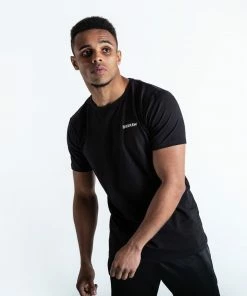 MEN BOXRAW LOGO T-SHIRT - BLACK