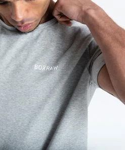 BOXRAW LOGO T-SHIRT - GREY