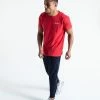 BOXRAW LOGO T-SHIRT - RED MEN
