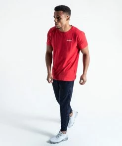 BOXRAW LOGO T-SHIRT - RED MEN