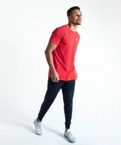 BOXRAW LOGO T-SHIRT - RED MEN