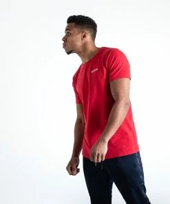 BOXRAW LOGO T-SHIRT - RED MEN