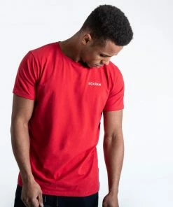 BOXRAW LOGO T-SHIRT - RED MEN