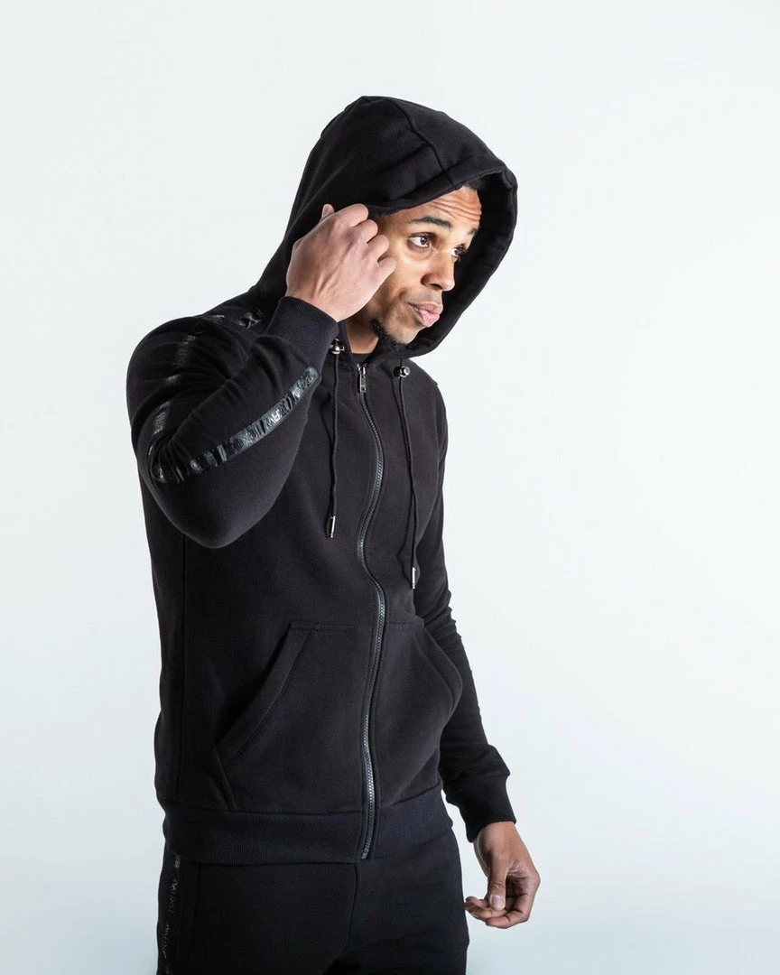 Boxraw OG MARCIANO ZIPPED HOODIE - BLACK MEN