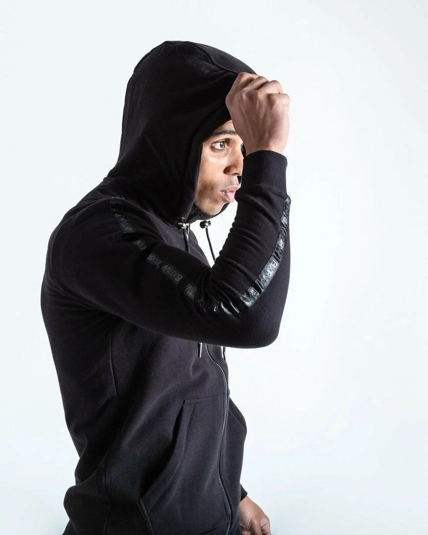 Boxraw OG MARCIANO ZIPPED HOODIE - BLACK MEN