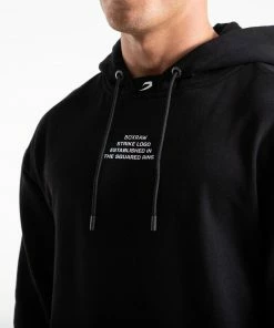 Boxraw ESTABLISHED UNISEX HOODIE - BLACK MEN