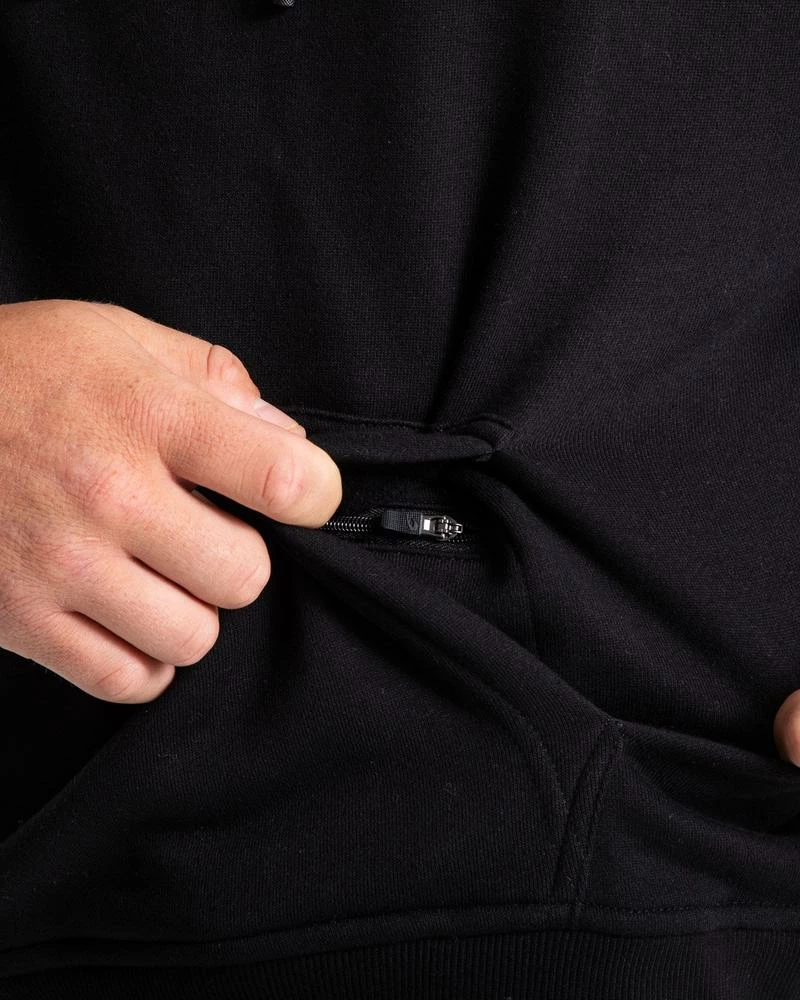 Boxraw ESTABLISHED UNISEX HOODIE - BLACK MEN