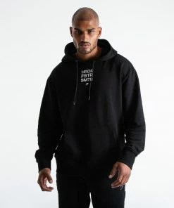 Boxraw HRDR FSTR SMTR UNISEX HOODIE - BLACK MEN