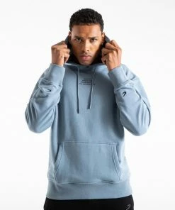 Boxraw ESTABLISHED UNISEX HOODIE - BLUE