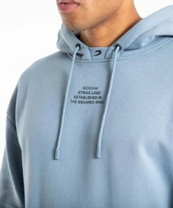 Boxraw ESTABLISHED UNISEX HOODIE - BLUE