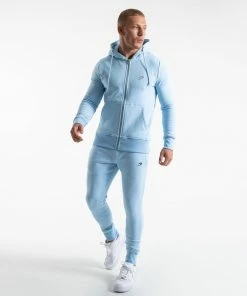 Boxraw MARCIANO ZIP HOODIE - BABY BLUE